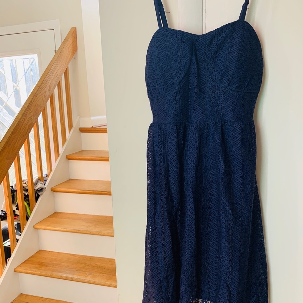 Navy blue dress